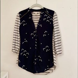 Anthropologie button down blouse